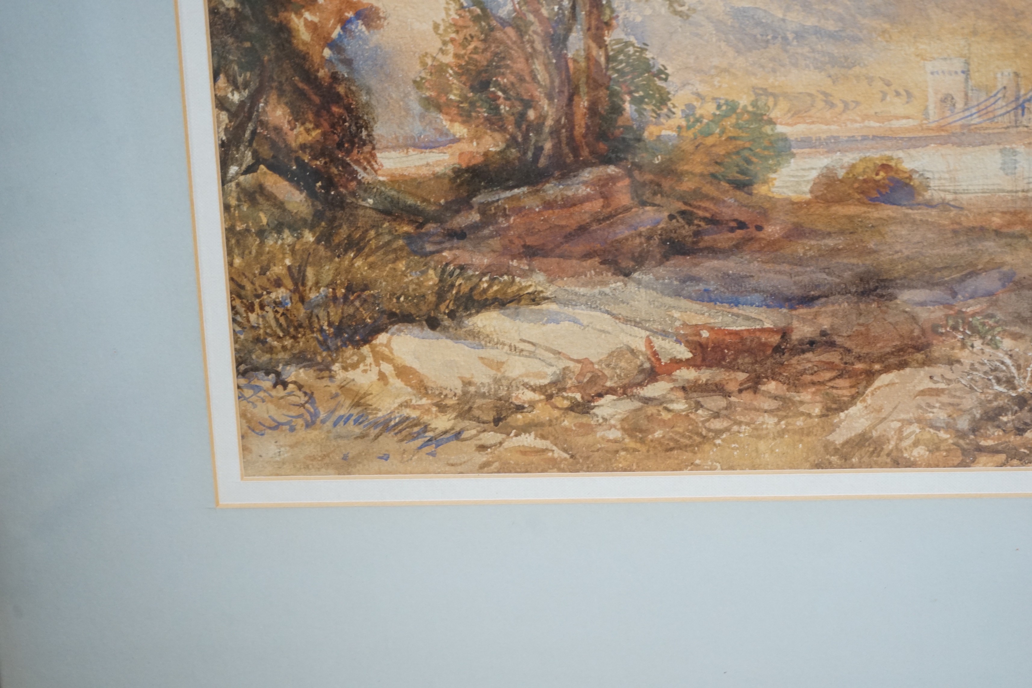 David Cox (1809-1885), watercolour, 'Conway Castle', Gallery label verso, 35 x 52cm